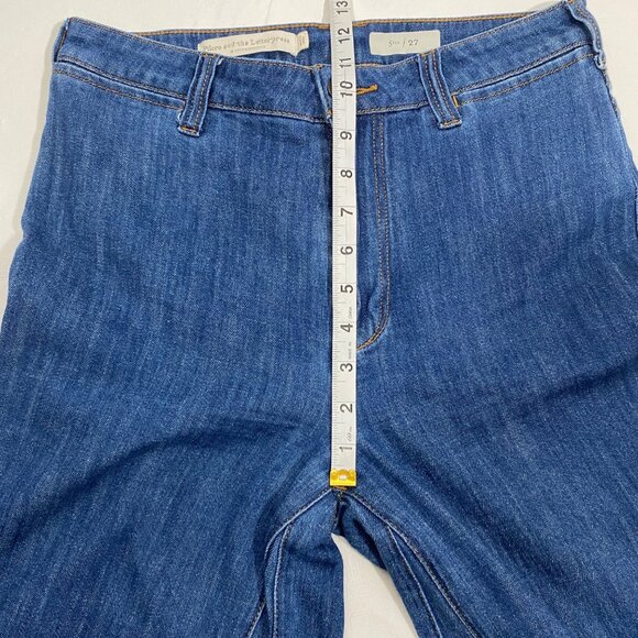 ANTHROPOLOGIE Pilcro Ultra High-rise Wide-leg Jeans women’s 27 retro inspired - Picture 11 of 13